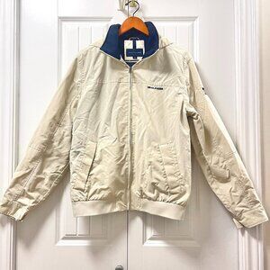 Tommy Hilfiger Hooded Lightweight Zip Up Jacket Ivory  - M